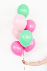 Фонтан из шаров для девушки №2