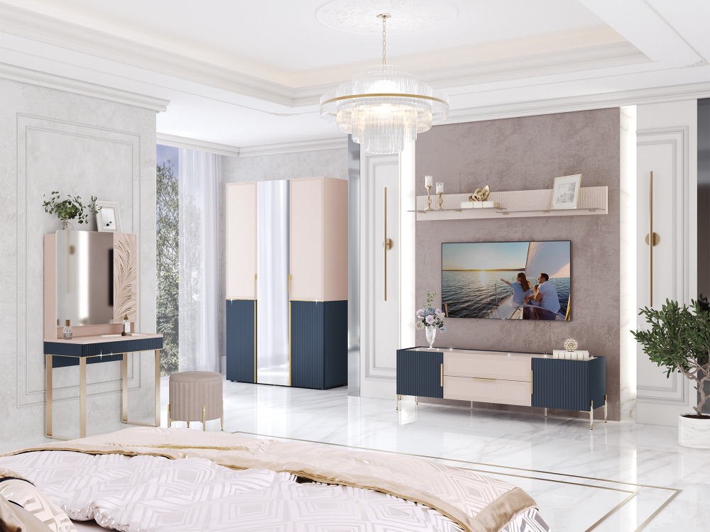 Флоренция-905 (DaVita) Набор мебели для гостиной (комплектация №1)