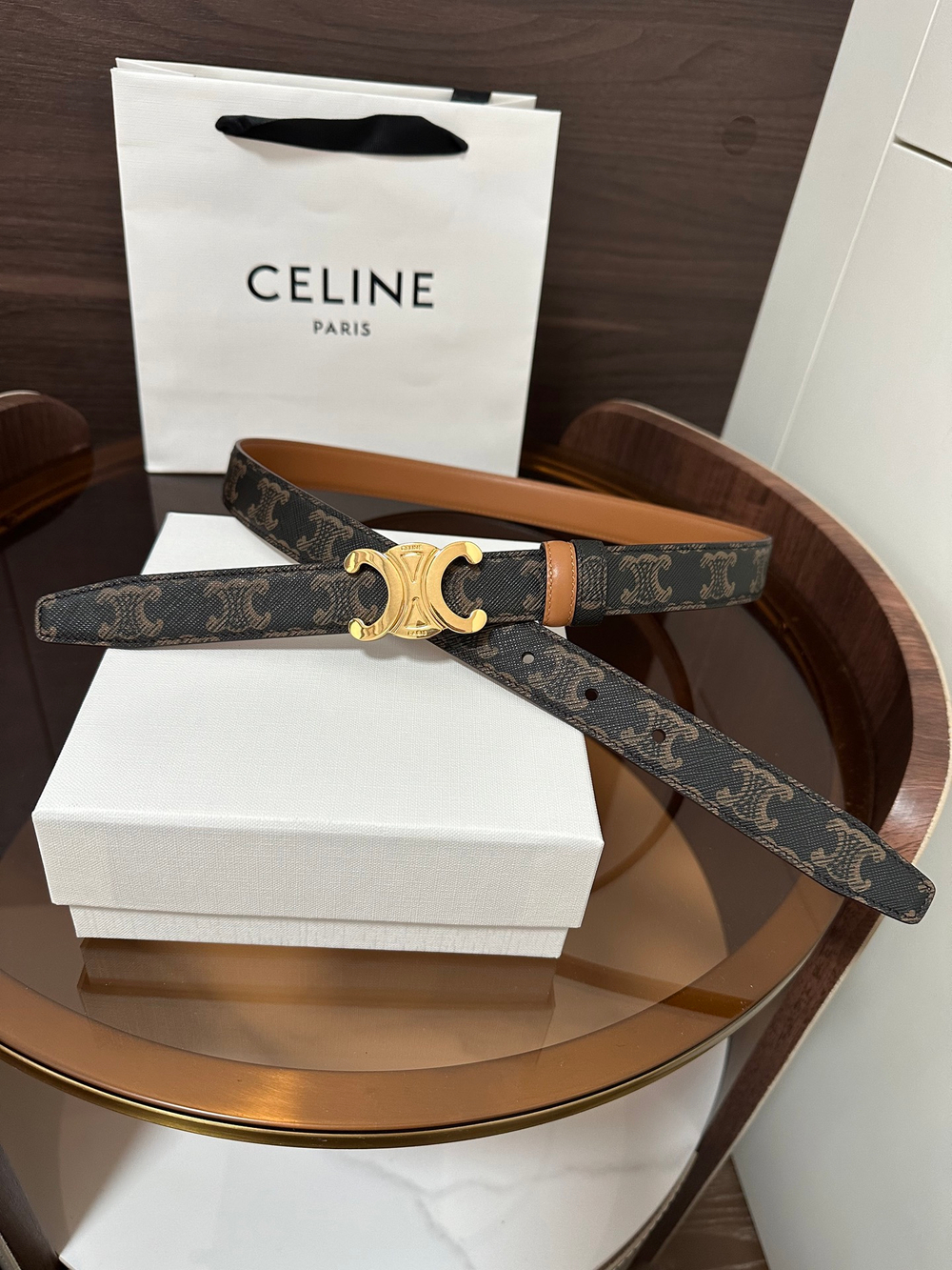 TAURILLON Кожаный двусторонний ремень с логотипом