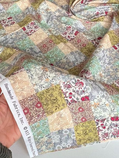 ИМИТАЦИЯ ПЭЧВОРКА, СТАРИННОЕ ПОКРЫВАЛО - 100% ХЛОПОК 3