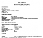 ISOBUTYL SALICYLATE / ИЗОБУТИЛ САЛИЦИЛАТ CAS 87-19-4