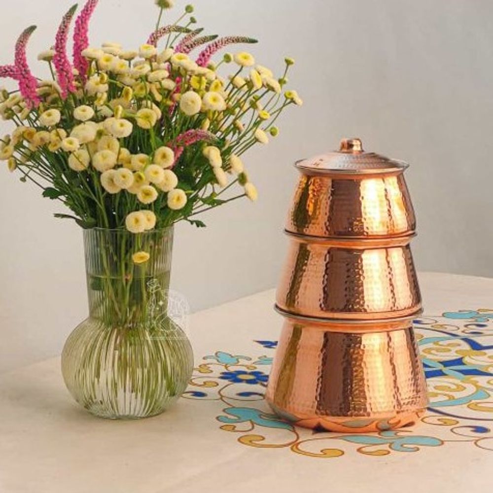 Медный горшок для хранения Exirmes 30220336 Иран Медный горшок для хранения Exirmes 30220336 Иран