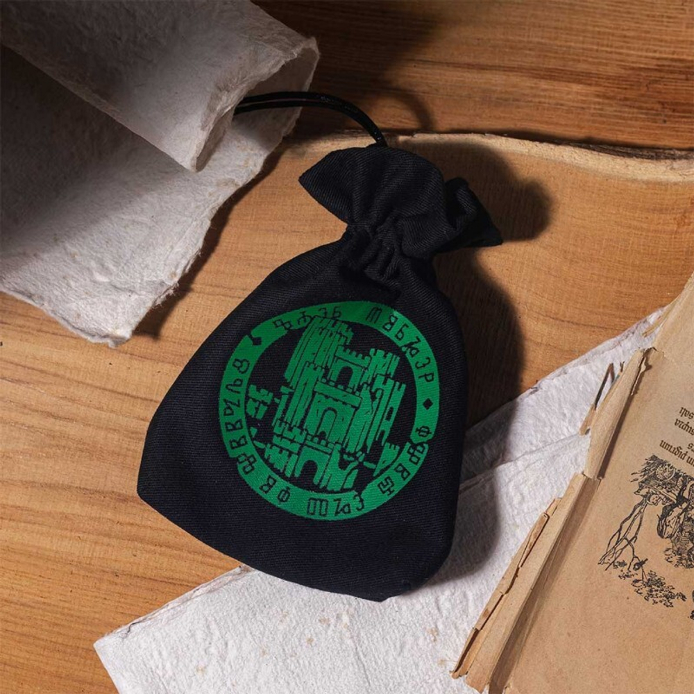 Большой мешочек для кубиков для настольных ролевых игр - The Witcher Dice Pouch. Vesemir - Head of Kaer Morhen
