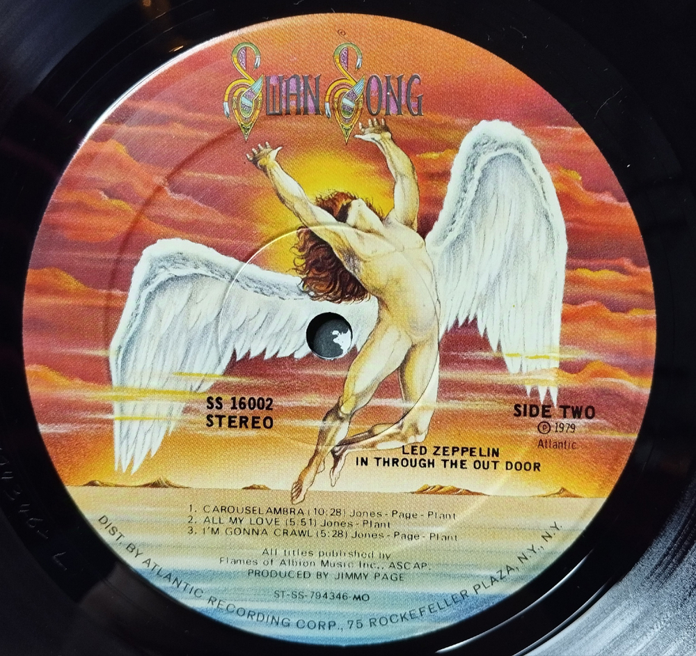Винтажная виниловая пластинка LP Led Zeppelin In Through The Out Door (Japan 1979) (No Obi)