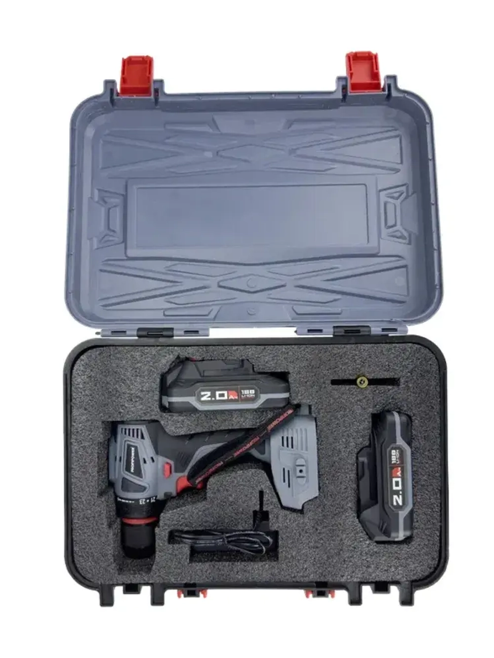 Аккумуляторный шуруповерт бесщеточный Profipower MKBL-18B (Li-ion-2шт, 18В, 2.0Ач, З/У, 0.8-10 мм, кейс)