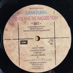 Винтажная виниловая пластинка LP Duran Duran Seven And The Ragged Tiger (Japan 1983) (No Obi) New Moon On Monday