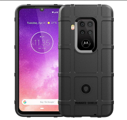 Чехол для Motorola Moto One Pro (One Zoom/P40 Note) цвет Black (черный), серия Armor от Caseport