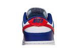 Кроссовки Nike Dunk Low "White And University Red" (Женская размерная сетка)