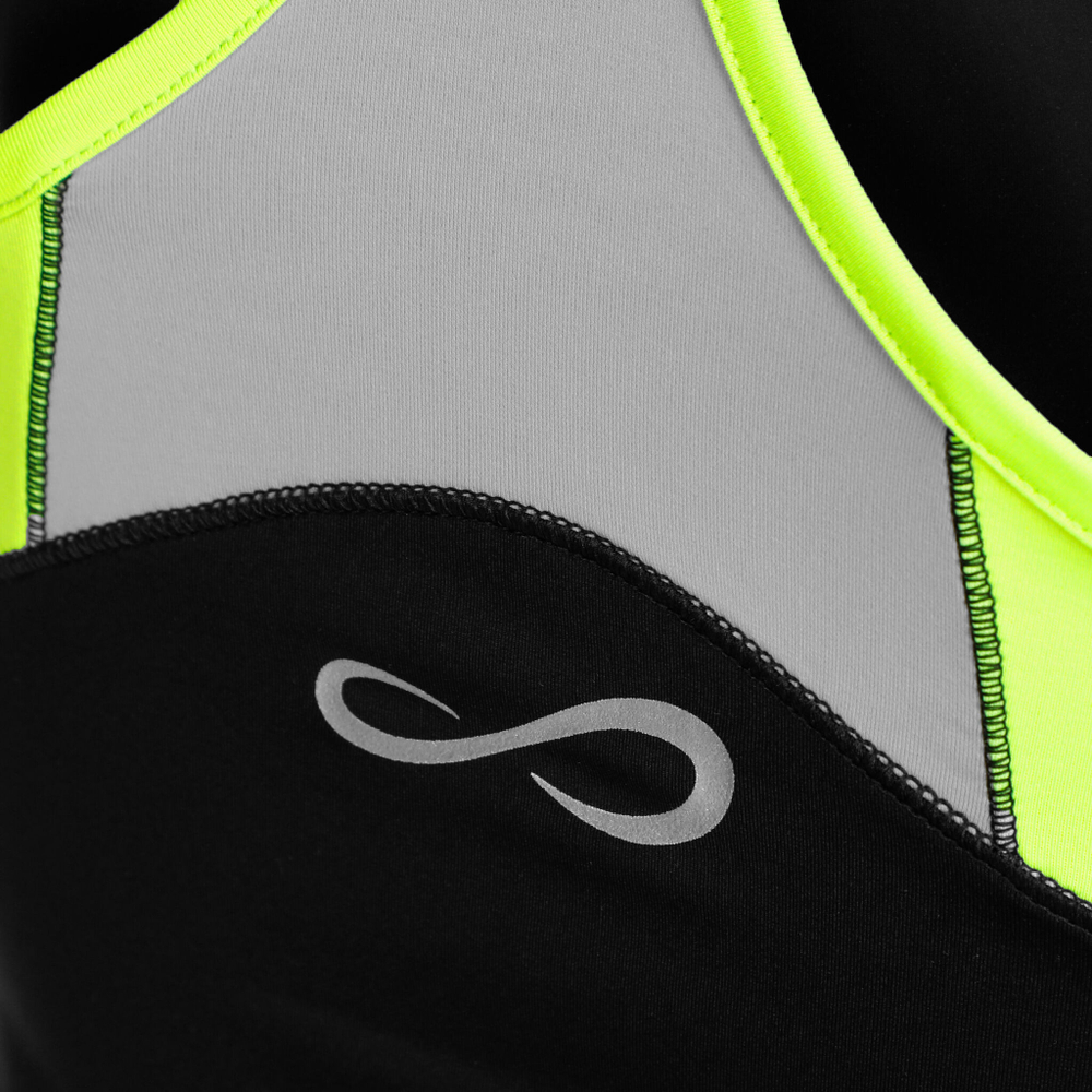 Женская теннисная майка Endless Flow Tank Top Women - Black, Green