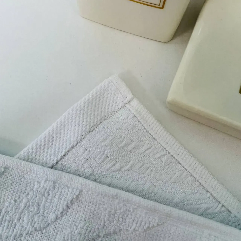 Полотенце махровое 50*90см «Florence» цвет белая гортензия 01-001, плотность 450 гр/м2