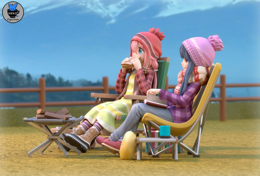 Rin and Nadeshiko Yuru Camp△ Фигурка