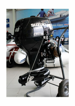 2х-тактный лодочный мотор SUZUKI DT40WRS JET с водомётной насадкой Marine Rocket