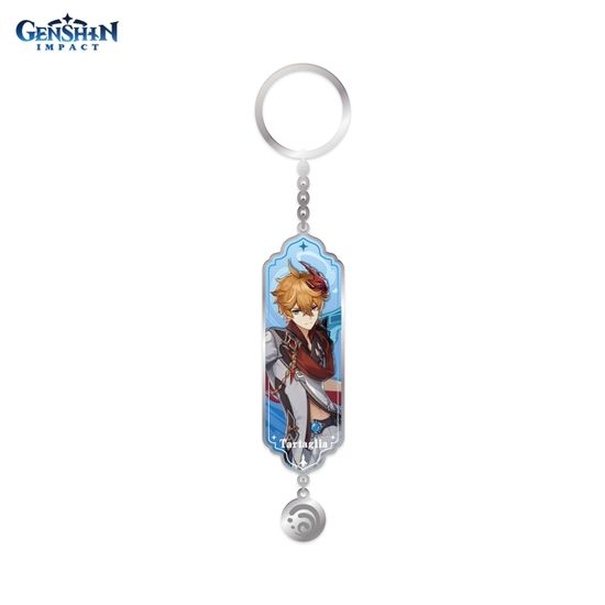 Брелок металический Character Banner Art Metal & Resin Keychain Farewell of Snezhnaya Tartaglia 6974096532537