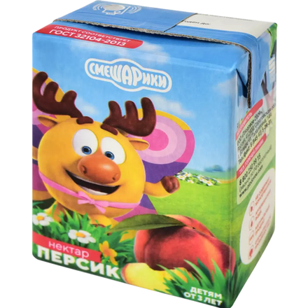 Напиток Смешарики Нектар персик 200 мл