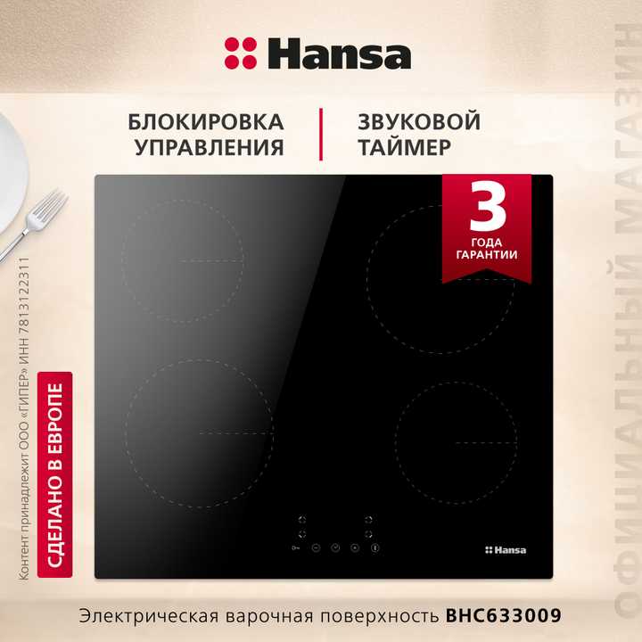 Электрическая панель Hansa BHC633009