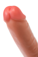 Телесный фаллоимитатор RealStick CALIBER - 20 см. (Цвет: телесный)