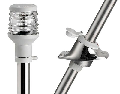 Клотиковый огонь на выдвижной стойке 600 мм, белый пластик (10235903)