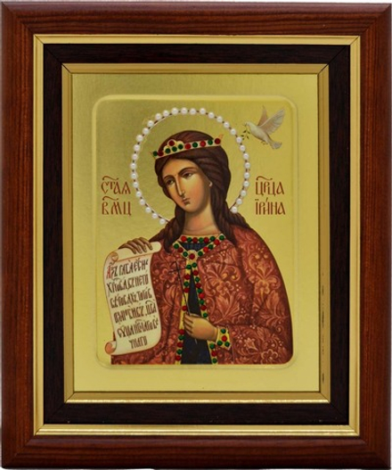Икона святой Ирины, писанная в монастыре.