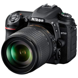 Цифровая зеркальная камера Nikon D7500 Kit с объективом 18-105mm f/3.5-5.6G ED VR, черный