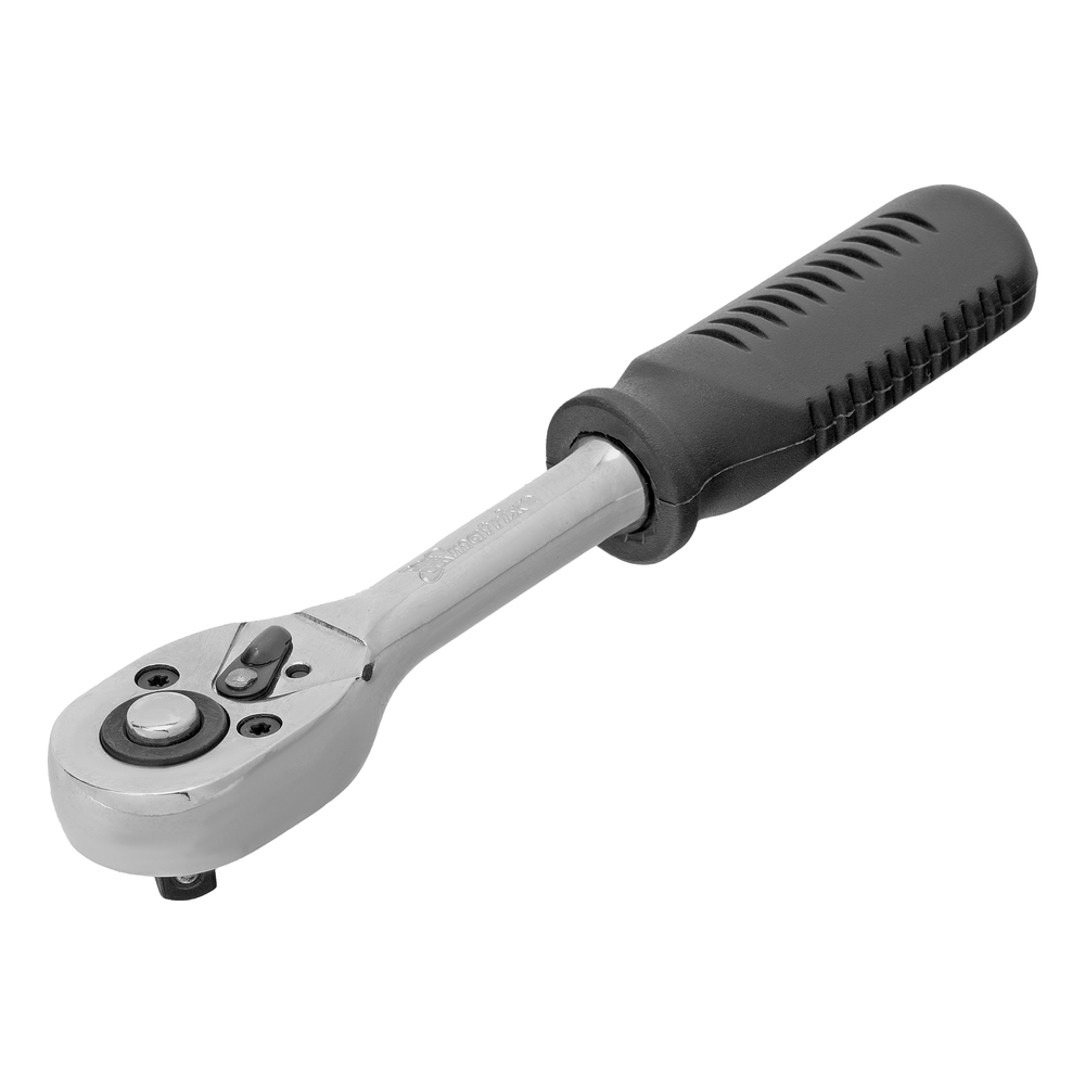 Ключ-трещотка 1/4", CrV, 45 зубьев, с быстрым сбросом, хром Matrix