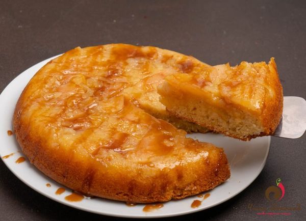 ПИРОГ ПЕРЕВЕРТЫШ С ЯБЛОКАМИ И ИМБИРЕМ