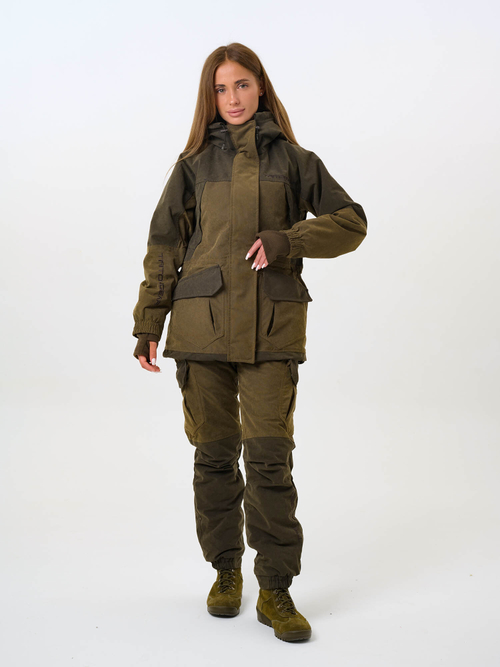 Костюм СТРОНГ ПРО -15 Женский Зимний (Норвегия, Коричневый)