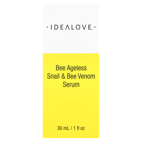 Idealove, Bee Ageless, сыворотка с улиткой и пчелиным ядом, 30 мл (1 жидк. унц.)
