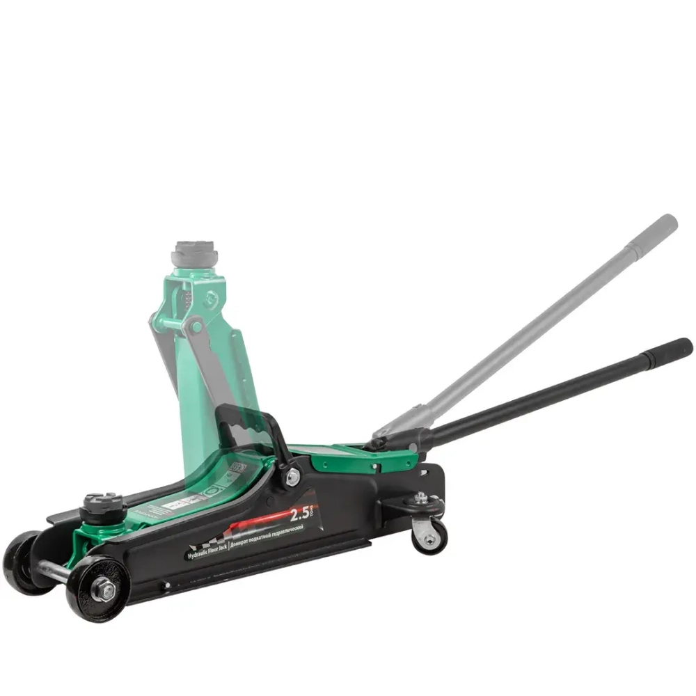Домкрат подкатной гидравлический 2.5т (h min 90мм, h max 400мм) RockForce##Rock FORCE RF-T830031(52818к)