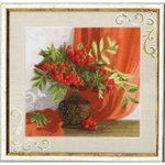 Размер: 35×35,5 см;¶Канва: Аида кремовая 16;¶Вышивается крестом в 2 нити;¶Количество цветов: 35;¶С д