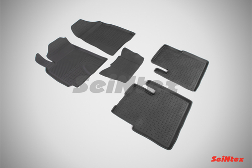 Резиновые коврики с высоким бортом для Chery Tiggo (T11) FL 2012-2015, Seintex.85889