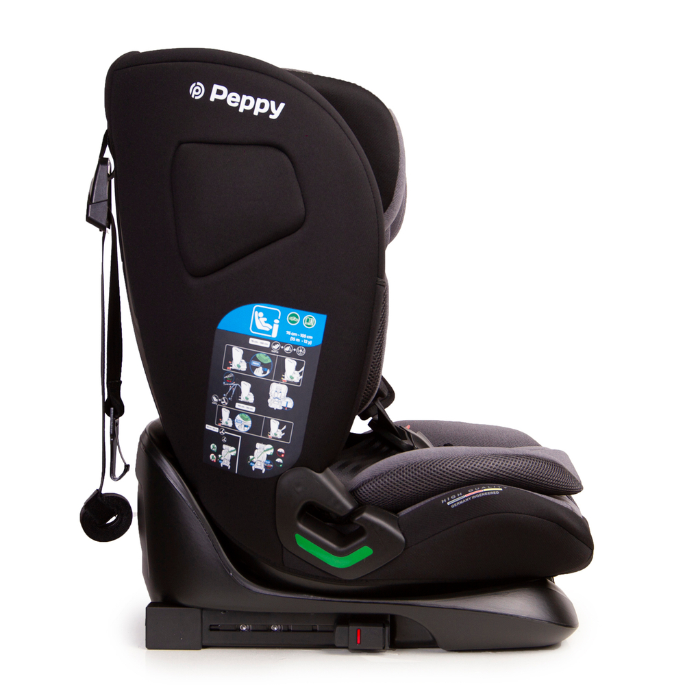 Автокресло Peppy Lambo 9-36 кг (city grey) i-Size
