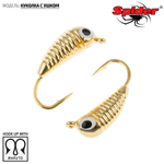 Мормышка вольфрамовая Spider 5320 "Куколка с ушком" (2мм, 0.1гр)