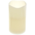 Сувенир с подсветкой «Свеча восковая - Звездная» 7,5*12,5 см - облита воском (работает от батареек 3 ААА)