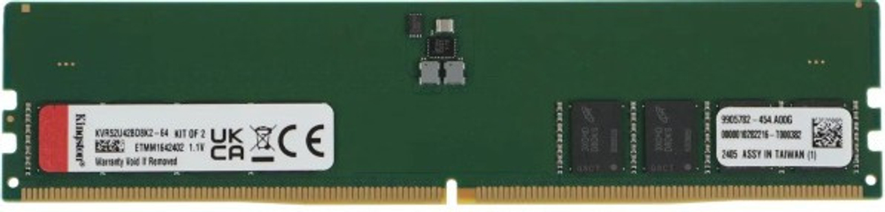 DDR5 64GB Kingston KVR56U46BD8-64
