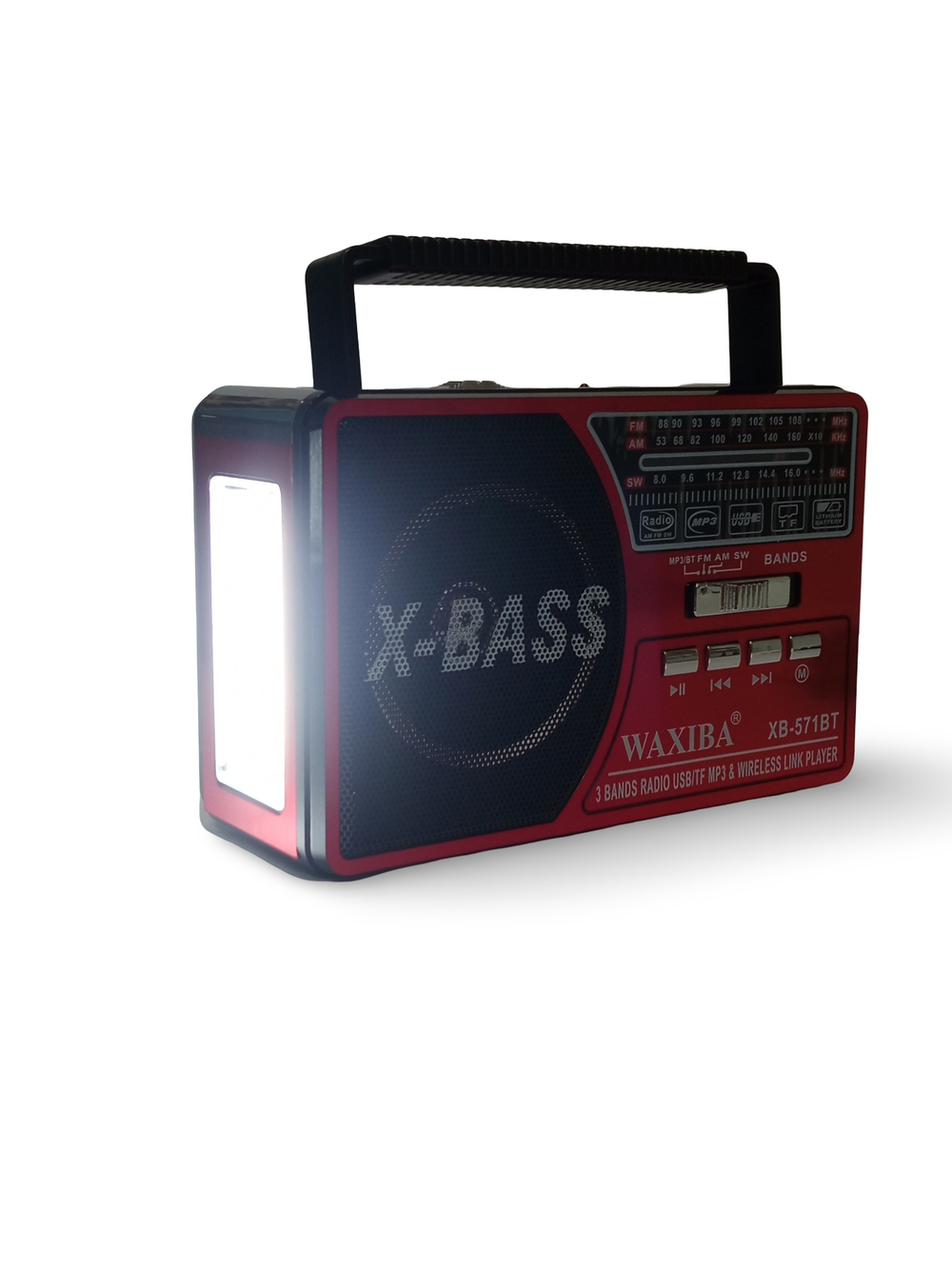 Радиоприемник с MP3 плеером и Bluetooth +фонарь XB-571BT