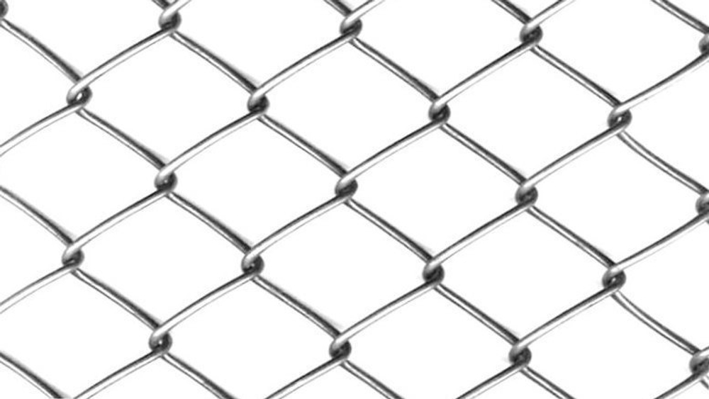 Сетка рабица 2,0/10 м яч. 55х55 пруток 1,6 мм оцинкованная (пруток 1,6 мм / высота рулона 2,0 м / 10