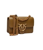 Кожаная сумка через плечо LOVE ONE MINI Pinko - оливковый(100074 A0F1)