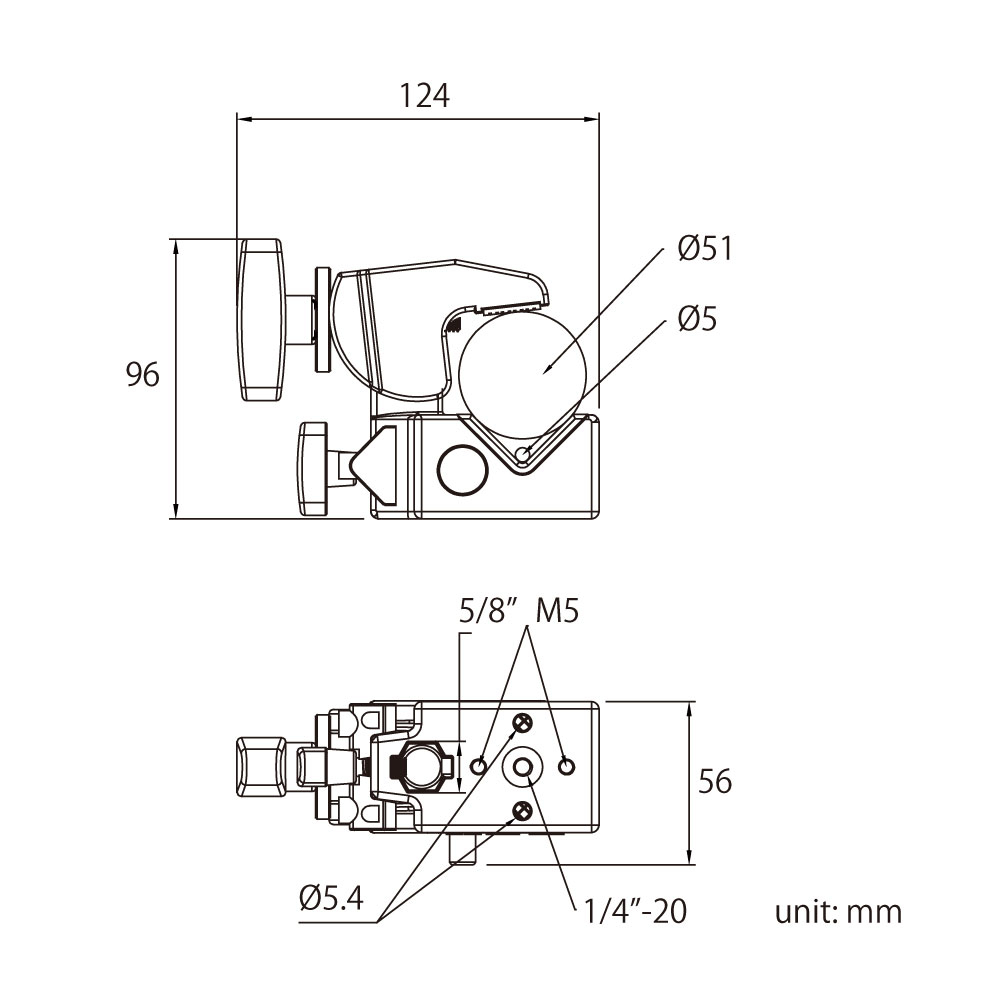 KUPO KCP-700GN Convi Clamp-Green Держатель-зажим