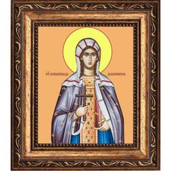 Олимпиада Константинопольская Святая. Икона на холсте.