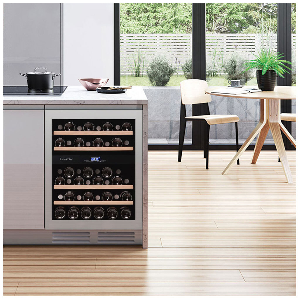 Встраиваемый винный шкаф Dunavox DAUF-45.125DSS.TO