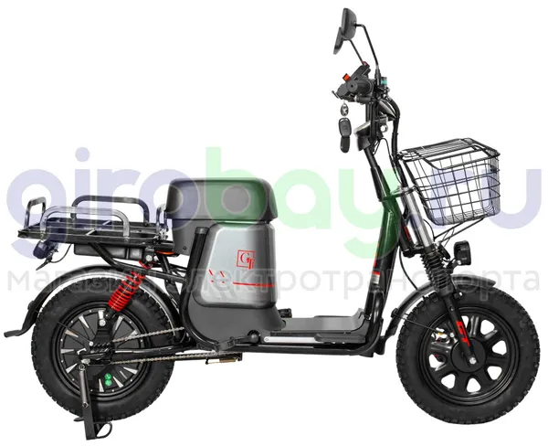 Электроскутер GT U3 1000W (60V/30Ah) железофосфат - Серый фото №5