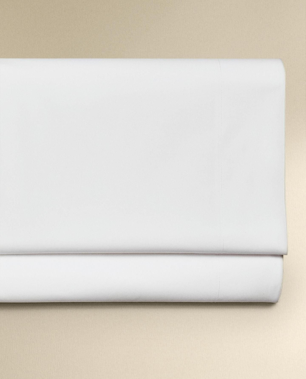 Zara Home - Простыня overlock, белый, 160x280 см