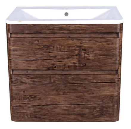 Тумба подвесная "Атлантика 80", Люкс старое дерево, PLUS