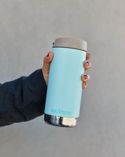 Термокружка Klean Kanteen TKWide Twist Cap 12oz (355 мл) Blue Tint