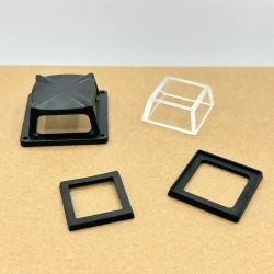 Окошко-голова ( комплект со стеклом ) для лазерного уровня / нивелира, Совместим с Firecore 4D