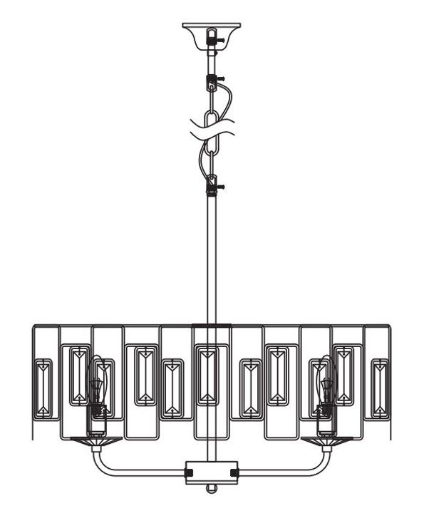 Подвесная люстра Rivoli Waltraud 1028-206 Б0052465