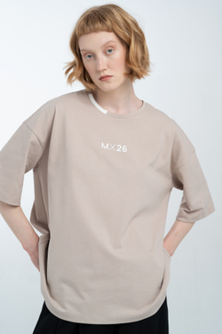 Футболка oversize из плотного трикотажа
