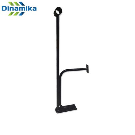 Хореографический кронштейн напольно-пристенный однорядный (Черный)