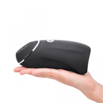 Черный перезаряжаемый мастурбатор для мужчин Pink Vibe (Цвет: черный)