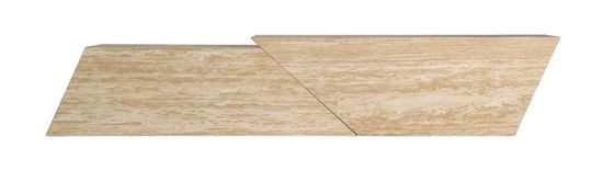 Тумба под телевизор Thiennes 35233 из травертина цвет светло-коричневый